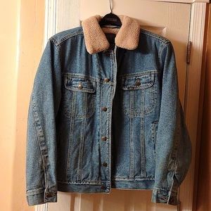 Lee Denim Fleece lined men's jacket.